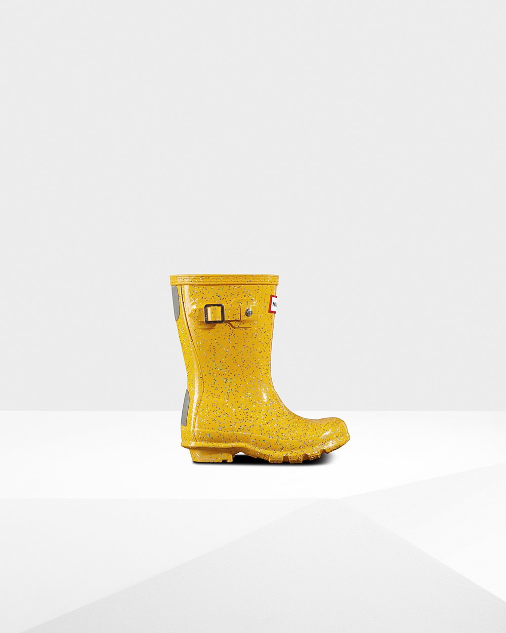 Hunter Original Little Giant Glitter Rain Boots - Clearance Kids Yellow - PNJYXE365